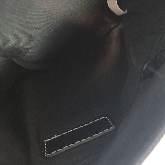 Unbranded Crossbody Bag black canvas and faux leather - Picture 5 of 7